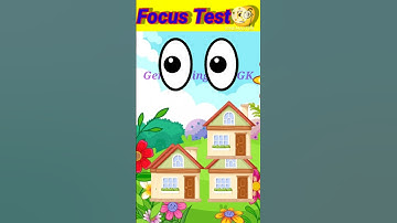 Test Your Focus Power With Animation 🤔Puzzles l Focus Test🧠 l #short #viral