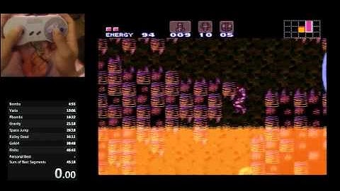 Super Metroid Failed Lava Spark Back Up Strat
