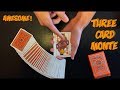 Surprise Three Card Monte Card Trick: Performance And Tutorial!