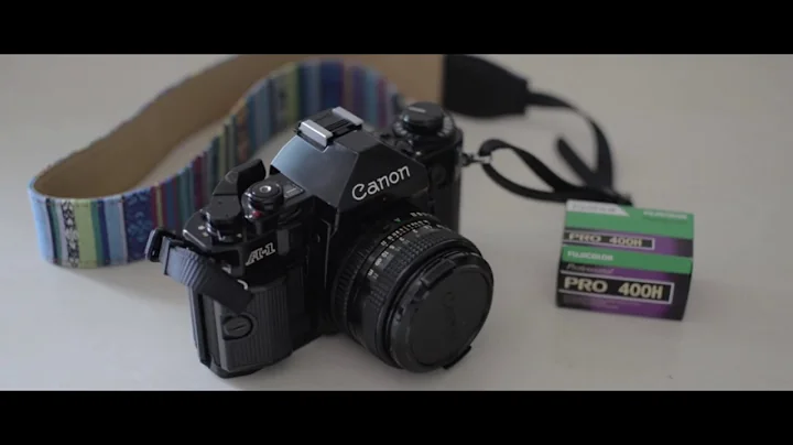 Film roll charging Canon A1, Fuji pro 400H