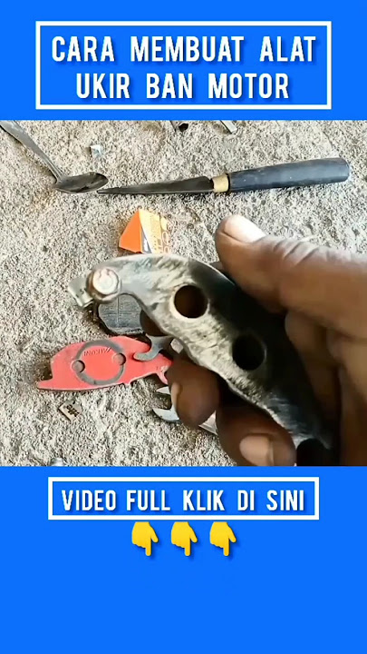 Cara membuat alat ukir ban bekas #shortsfeed #alatukirban #banbekas