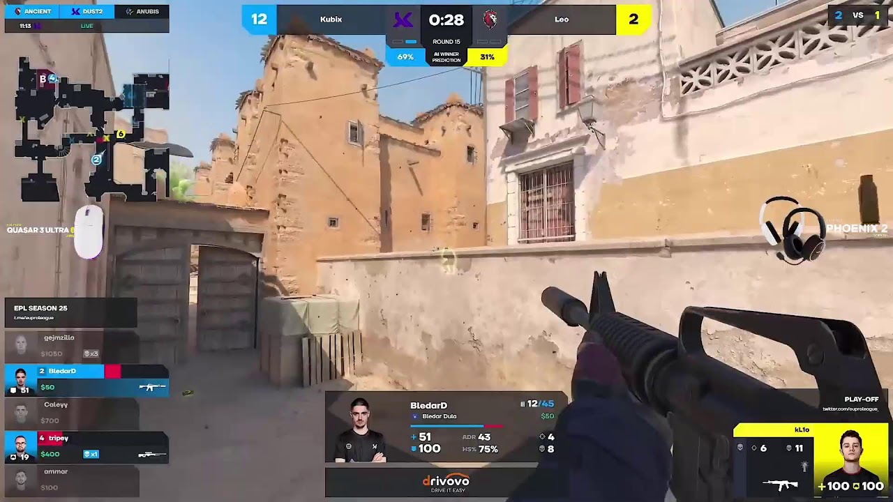 [UA] | Leo vs KubiX| European Pro League - Season 25 |  Cast 🎙 @Halytskyi | !socials