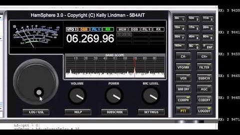 HamSphere 4.0 USB Upper Side Band demo.