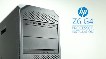 HP Z6 G4 Processor Installation