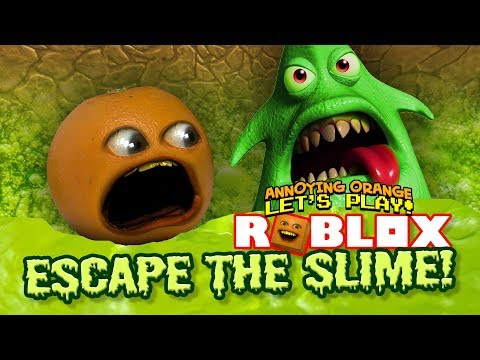 Roblox Escape The Slime Annoying Orange Plays Youtube - roblox ditch school to get rich 2 fart gun annoying orange