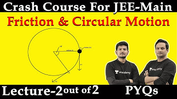 JEE MAIN 2021 CRASH COURSE || Friction and Circular Motion || One Shot PYQs || by Hemant Sir