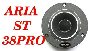 Обзор рупорных твитеров Aria ST-38PRO. Автозвук своими руками