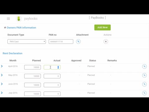 Income Tax Planning and Declaration in Paybooks Employee Self Service 2.0