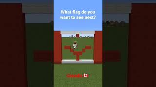 Canada Flag In Minecraft 🇨🇦