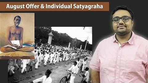 HFS11/P2: August Offer (1940), Individual Satyagraha, Vinoba Bhave