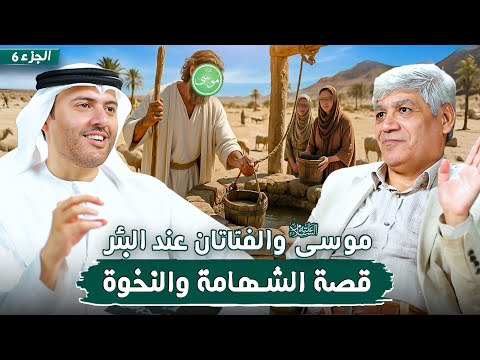 قصة موسى وفرعون نهاية الطغيان الجزء 6 الفتاتان عند البئر د صلاح شفيع في بودكاست مع طارق المحياس