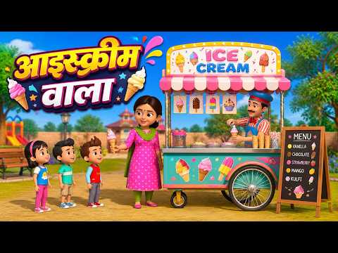 Ice Cream Wala आइस क्रीम वाला और मनोरंजन से भरपूर नॉनस्टॉप राइम्स | Nonstop Hindi Rhymes