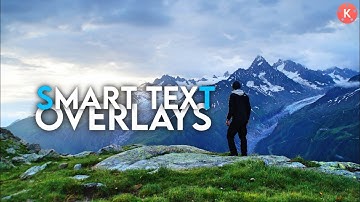 2 Smart Text Overlays Effects With Kinemaster ! 🔥👌