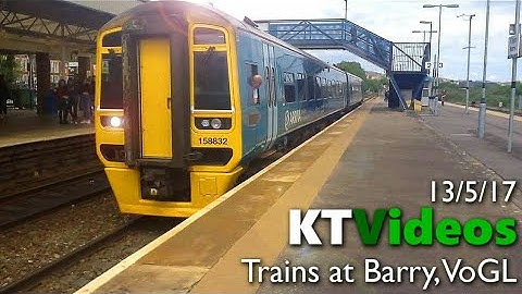 Trains at Barry, VGL - 13/5/17