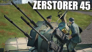 БЫСТРЫЙ ОБЗОР ZERSTORER 45 #warthunder #обновление #вартандер #танки