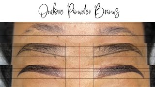 Ombre Powder Brows | Initial & Touch Up Appt by Jasmine Marecia 805 views 1 year ago 20 minutes