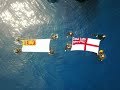 Royal Navy flag placed on sunken HMS Hermes for first time in 75 years
