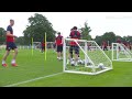 Excellent passing  finishing drills on small goals  4 drills middlesbrough fc