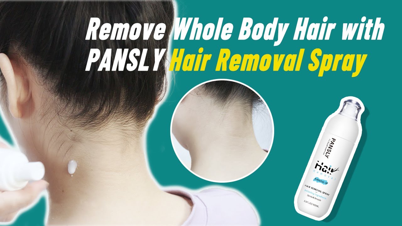 2 in 1 PANSLY 100ml hair removal spray 50ml hair inhibitor cream Kit