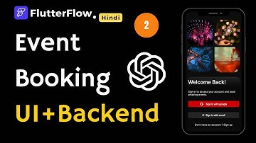 Event Booking App Flutter Using No Code Tool Flutterflow In Hindi Part-2