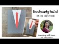 Stampin' Up! Handsomely Suited Fun Fold Masculine Birthday Card Tutorial
