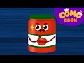 Kids animation | How to make Spaghetti | Como Cook