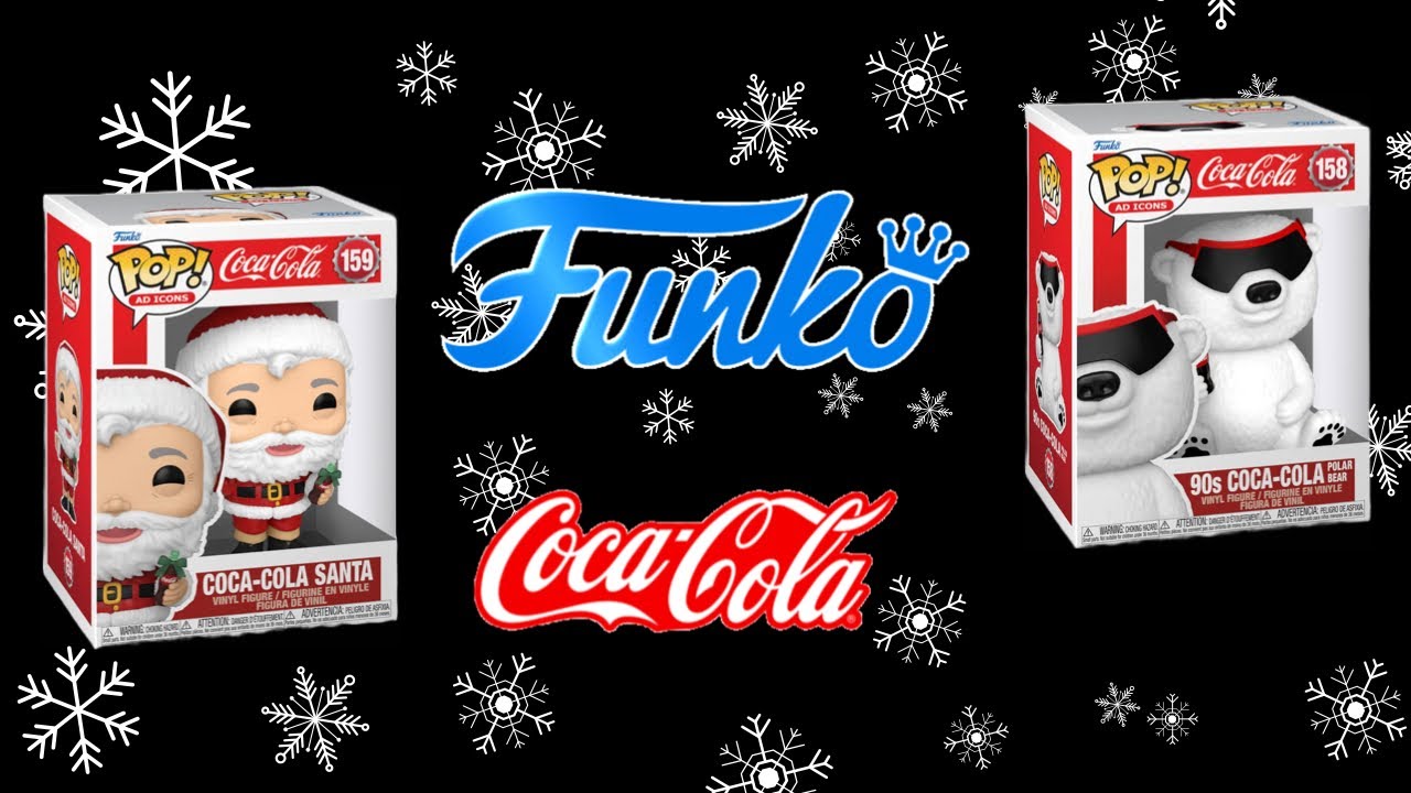 Funko Pop Ad Icons - 90s Coca-Cola Bear & Coca-Cola Santa 