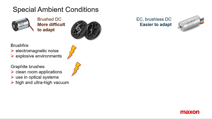Selecting brushed or brushless DC motor
