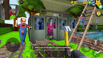 Scary Teacher 3D (Mod menu) | Playing as Tani and Nick in Miss T House New Chapter part 1987