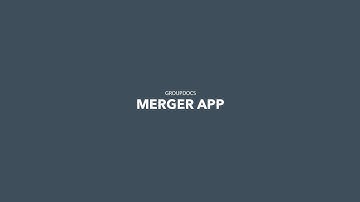 How to merge PDF files | GroupDocs.Merger App