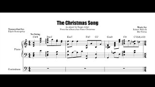 Beegie Adair - The Christmas Song - Sheet music transcription (Jazz Piano)