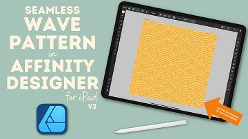 UPDATED | Seamless Wave Pattern | Surface Pattern Design in Affinity Designer for iPad V2