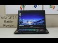 MSI GE73 Raider RGB 8RF youtube review thumbnail