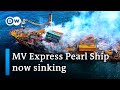 Sri lankas worst marine disaster chemicals cargo ship sinking  dw news
