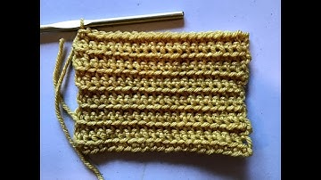 Crochet tutorial: How to single crochet through the front loops only (FLsc, FLO or TFL)
