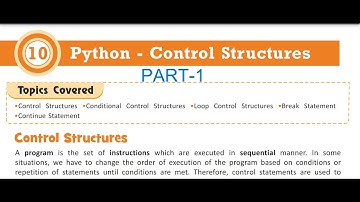 CLASS-8 COMPUTER SCIENCE CHAPTER-10 PYTHON -CONTROL STRUCTURES PART-1