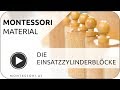 Montessori Material - die Einsatzzylinderblöcke | MONTESSORI-ONLINE.COM 💚