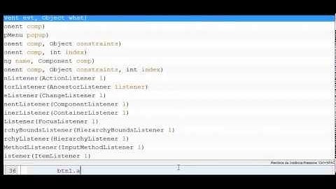 Java -  Criando Botões e adicionando tratamento de ações