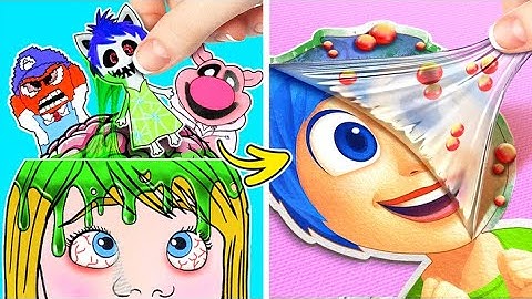AYUDA! Las emociones de Intensamente 2 son monstruos 🎮 Un gran juego de pistas de papel