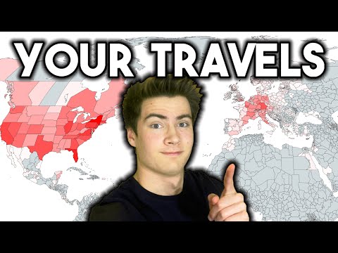 Where Have My Viewers Traveled? 16 Minutes of Geography Talk