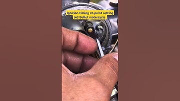 point gap setting old bullet Motercycle #ignitionswitch #points #timing #oldbullet #motorcycle