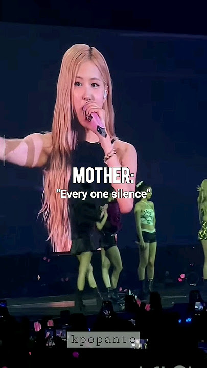 Rami vs Rosé at Concert! mother vs daughter! #babymonster #fanmeet