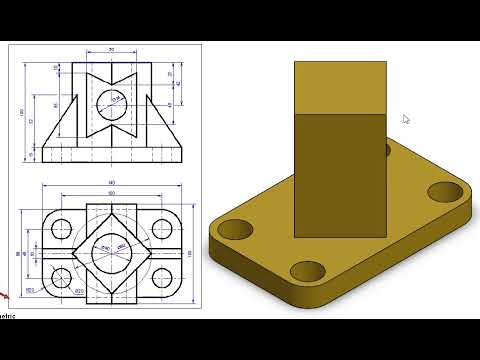 Video BÀI TẬP 3_GIAO TUYẾN | #vekythuat #engineeringdrawing - youtube