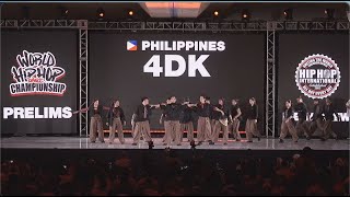 4Dk - Philippines Megacrew Division 2025 World Hip Hop Dance Championship Prelims