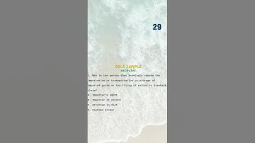 CBLE Question and Answer 1