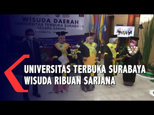 Universitas Terbuka Surabaya  Wisuda  Ribuan Sarjana class=