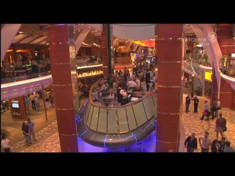 Video: Oasis of the Seas Kreuzfahrtschiff-Außendecks