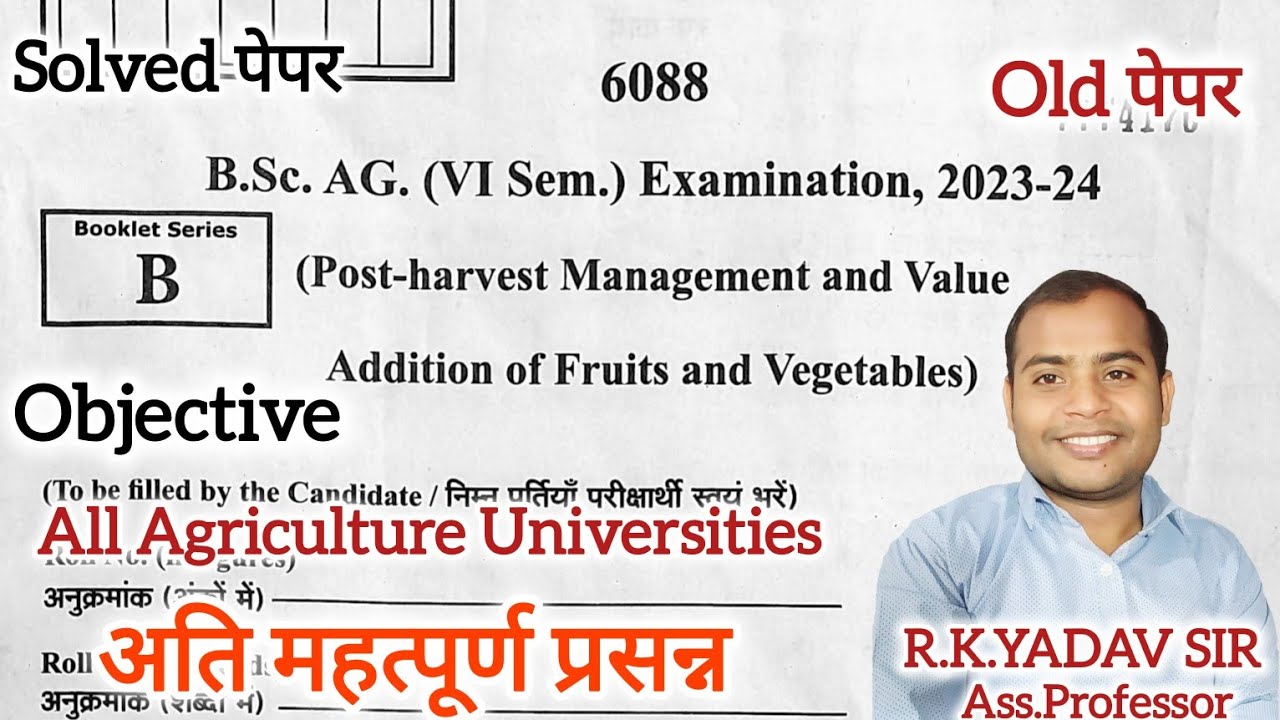 Post harvest Management and Value Addition of Fruits and Vegetables ...