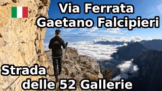 Úžasné Výhledy Na Via Ferratě Gaetano Falcipieri & Strada delle 52 Gallerie I Zpátky Na Ferratách