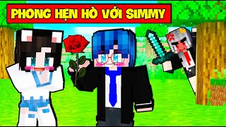 PHONG CẬN THỬ THÁCH 24H HẸN HÒ VỚI MÈO SIMMY*SAMMY ĐÃ GHEN TRONG MINECRAFT